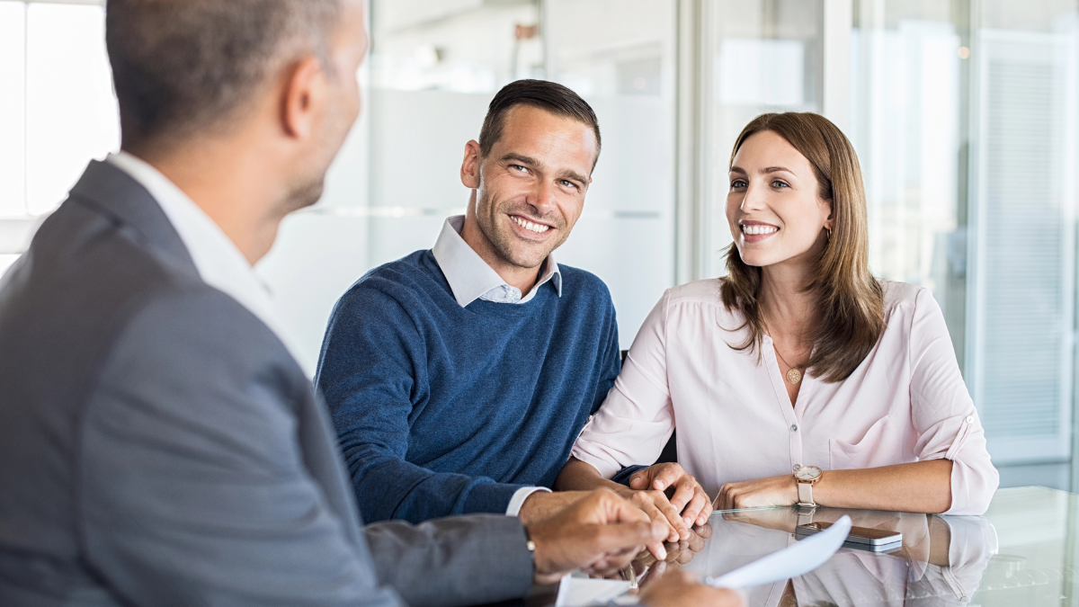 Couple Meeting a Mortgage Broker