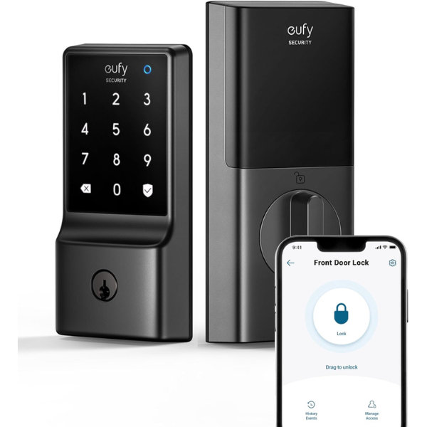 eufy – C220 Smart Lock, 6-in-1 Keyless, 8 Month Battery Life