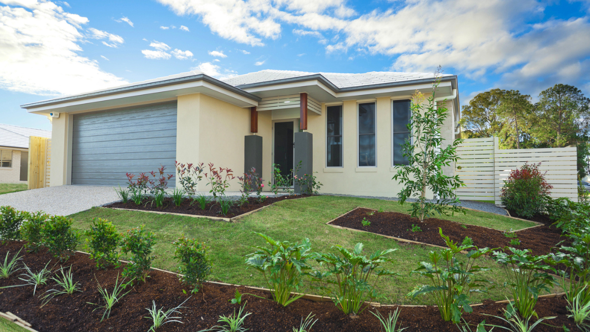 Modern Australian home illustrates transition from renting to owning before building a new property.