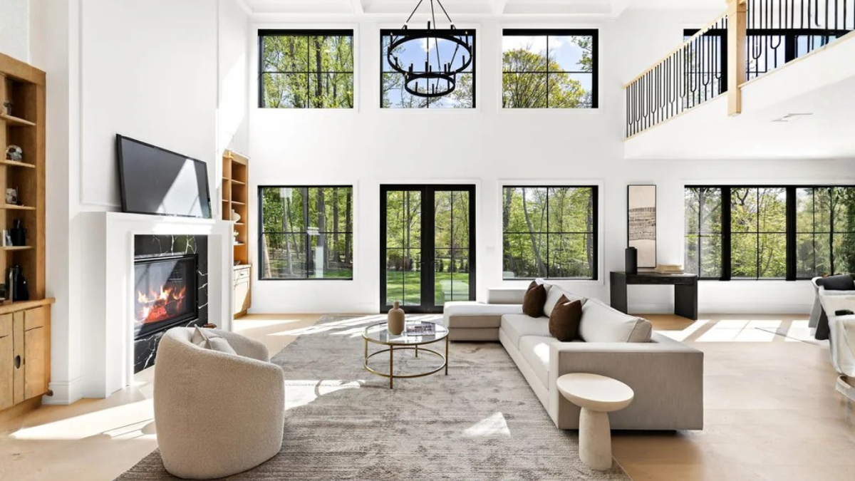 High-quality rental property visuals showcase bright living room to reduce vacancy and support premium rents.