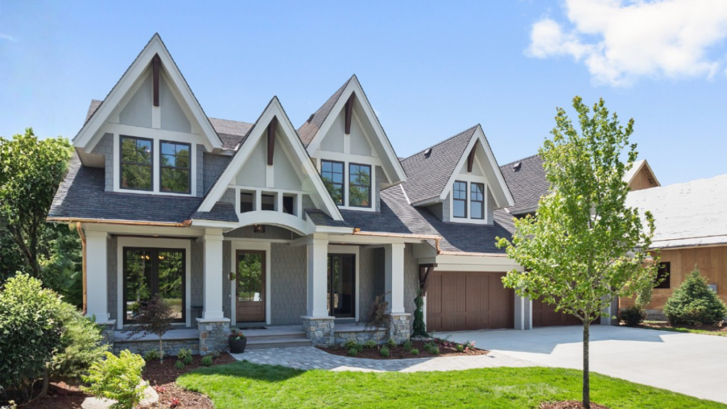 Beautiful new home that has great curb appeal.