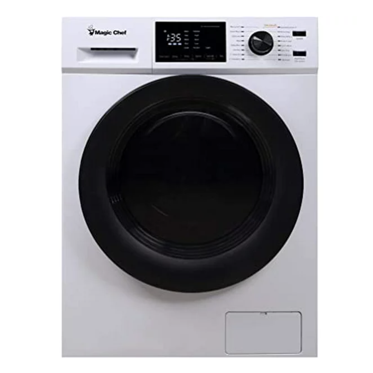 Magic Chef - 2.7 Cu. Ft. Electric All-in-One Washer and Ventless Dryer Combo