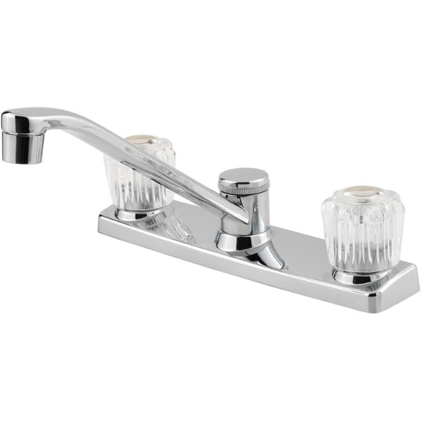 Pfister - Pfirst Series 2-Handle Kitchen Faucet, Polished Chrome