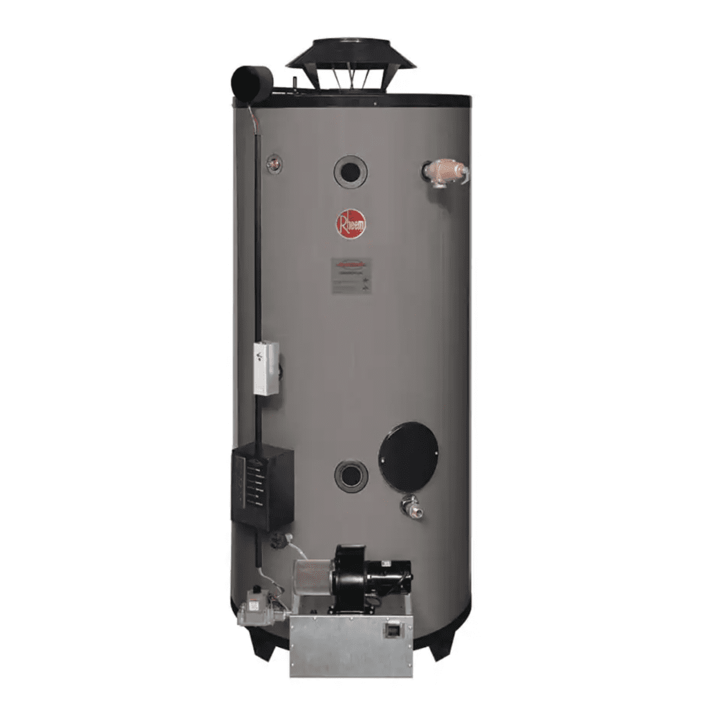Rheem - Commercial Universal Heavy Duty 100 Gal. 199,900 BTU Ultra Low NOx (ULN) Natural Gas Tank Water Heater