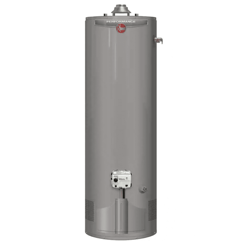 Rheem - Performance 40 Gallon 38,000 BTU Ultra Low NOx (ULN) Natural Gas Tank Water Heater