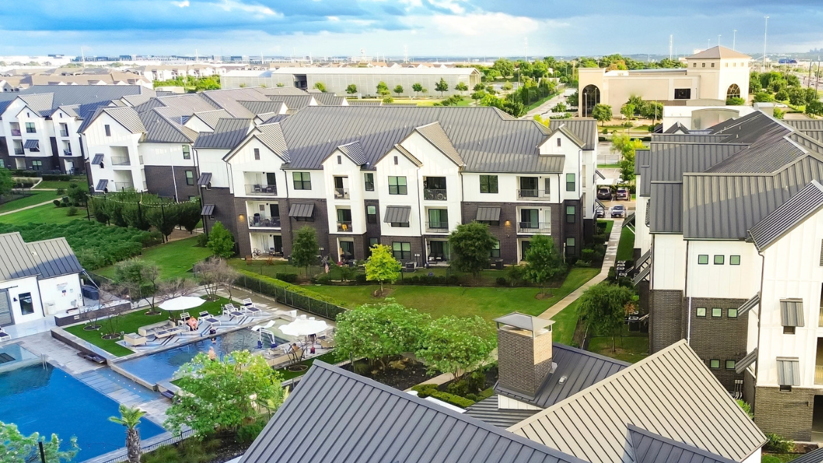 Occupied rental apartment community illustrates selling property with tenants, leases, estoppels, and cash-for-keys agreements.