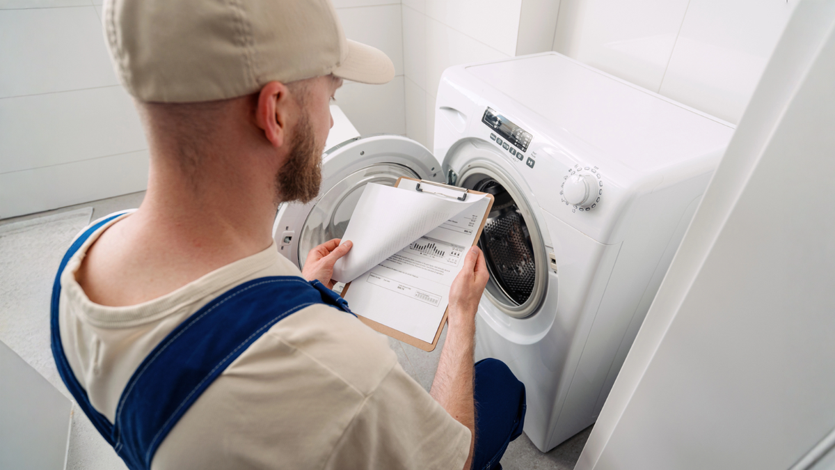 Washer and dishwasher appliances show why landlords need specialized home warranties for portfolio maintenance protection.