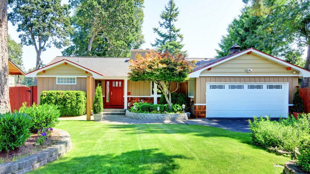 Inherited property exterior showing well-maintained home investors evaluate for rental income, resale value, and taxes.