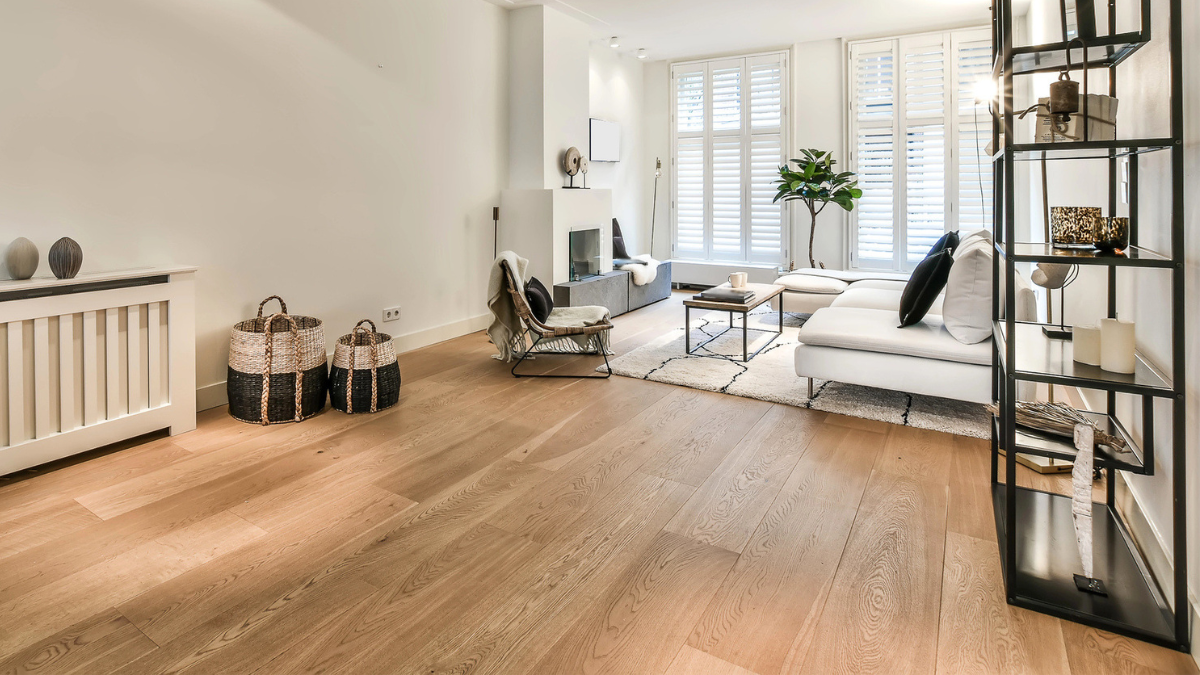 Luxury vinyl flooring in Columbus rental living room improves tenant retention, comfort, durability, and appeal.